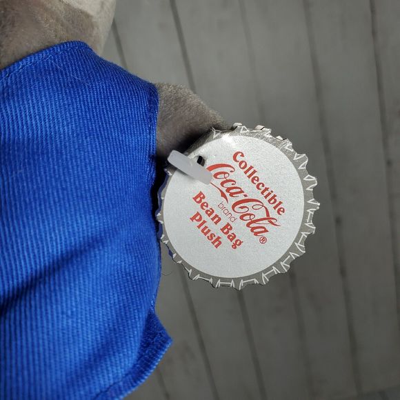 COCA-COLA 1998 Bean Bag Plush SEAL in Delivery Outfit Cap COKE vintage Rare - Picture 6 of 12